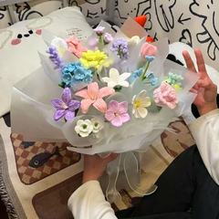 一歳一礼ツイストブーケ手作りDIYブーケ材料バッグ彼女诞生日520プレゼント