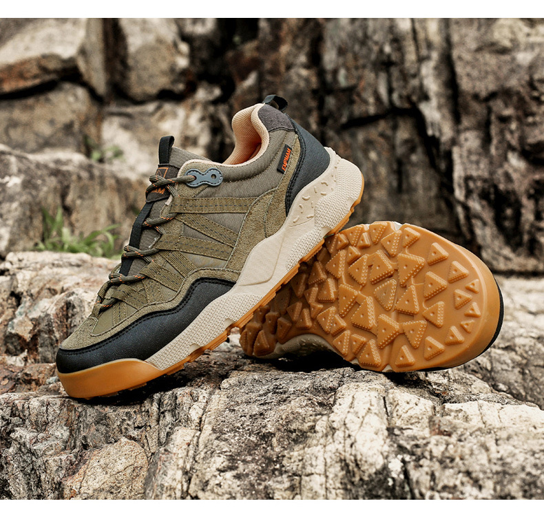 New Non-slip Shock-absorbing Outdoor Hiking Shoes Foreign Trade Wear-resistant Off-road Hiking Casual Shoes Men's Wholesale_vogvips.com