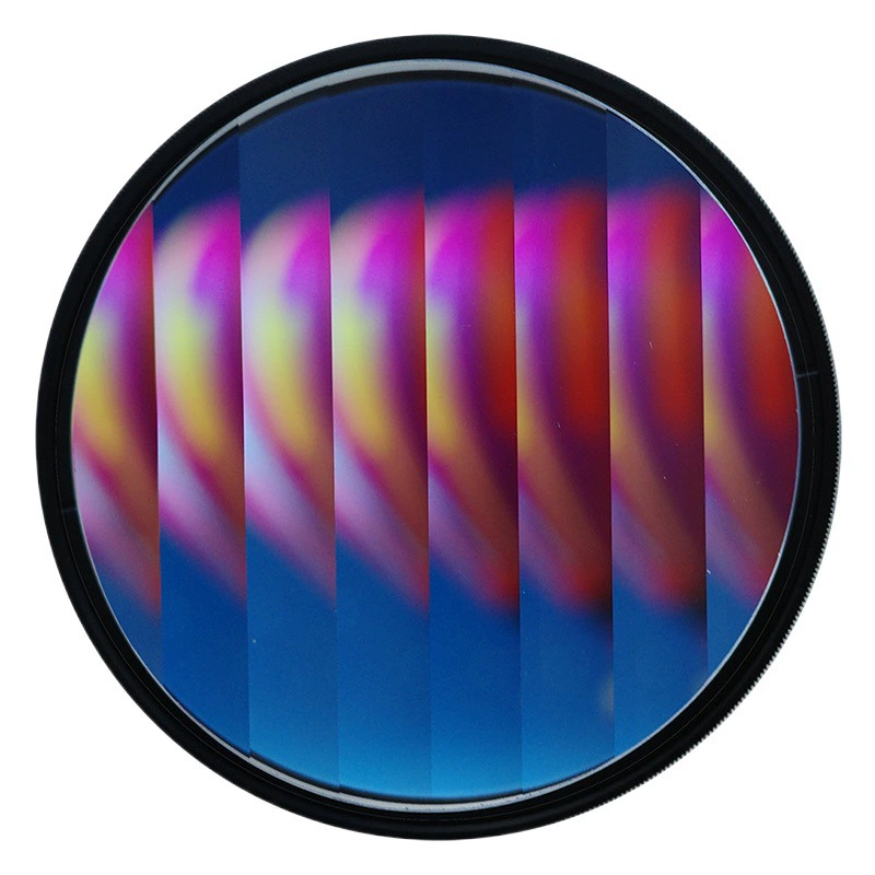 Трансграничные горячие продажи Фотографические перспективы размывают Спецэффекты 77 mmm82 mm Линейные стеклянные призмы Фильтры зеркальные аксессуары камеры