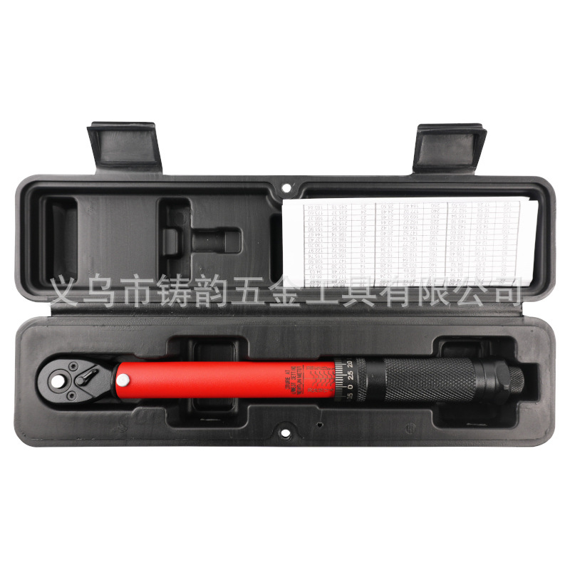 圆管扭力扳手72齿扭矩扳手1/4′′ 3-33Nm火花塞扭力扳手