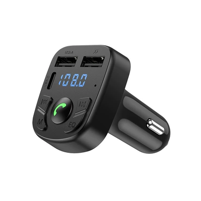 New Low-Cost Car Bluetooth Mp3 Hands-Free Calling Music Player Fm Transmitter Bluetooth Car Charger Source Factory (Car mp3) - c51-bare-metal