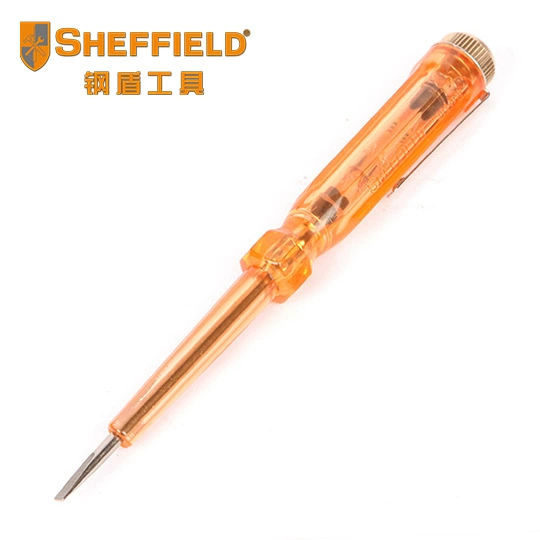 Стальной щит инструмент 100-500В вольт Тестовый карандаш домашний портативный электрический отвертка высокого напряжения