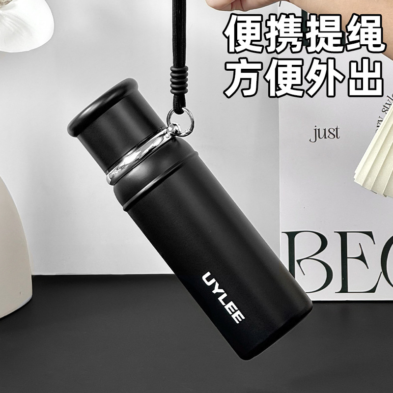 新しいミルク魔法瓶カップ、ポータブル、シンプル、大容量、ステンレス鋼のダブルドリンクスポーツウォーターカップ、男性と女性向け、見栄えの良いビジネス|undefined