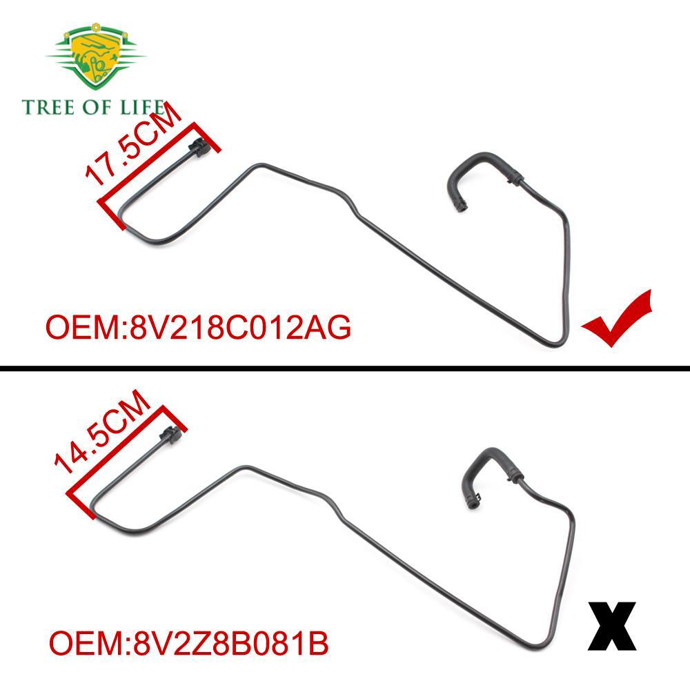 8V218C012Ag Is Suitable for Ford Fiesta Vi Radiator Water Tank Expansion Hose 1.4 1.6
