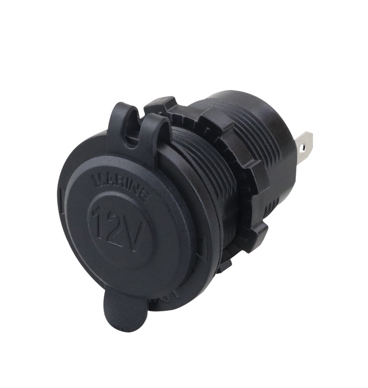 Modified Car Double-Hole Cigarette Lighter Socket with Car Waterproof USB Mobile Phone Cigarette Lighter 12-24V Universal Type