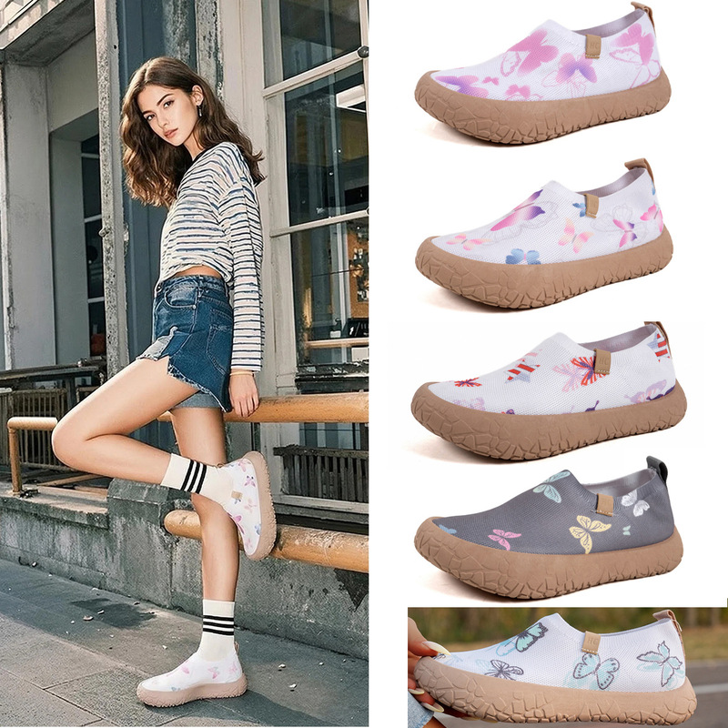 Thick-Soled Height-Increasing Women's Shoes, Spring Soft-Soled Sports Casual Shoes, Widened Non-Slip Slip-On Shoes, Cross-Border Dropshipping Thick-Soled Height-Increasing Women's Shoes, Spring Soft-Soled Sports Casual Shoes, Widened Non-Slip Slip-On Shoes, Cross-Border Dropshipping