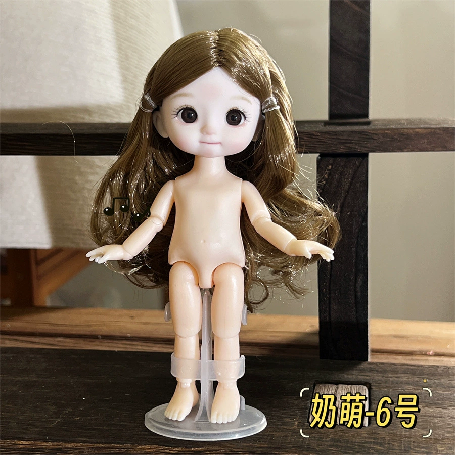 Милая кукла для переодевания, игрушка, 17 см, 3D