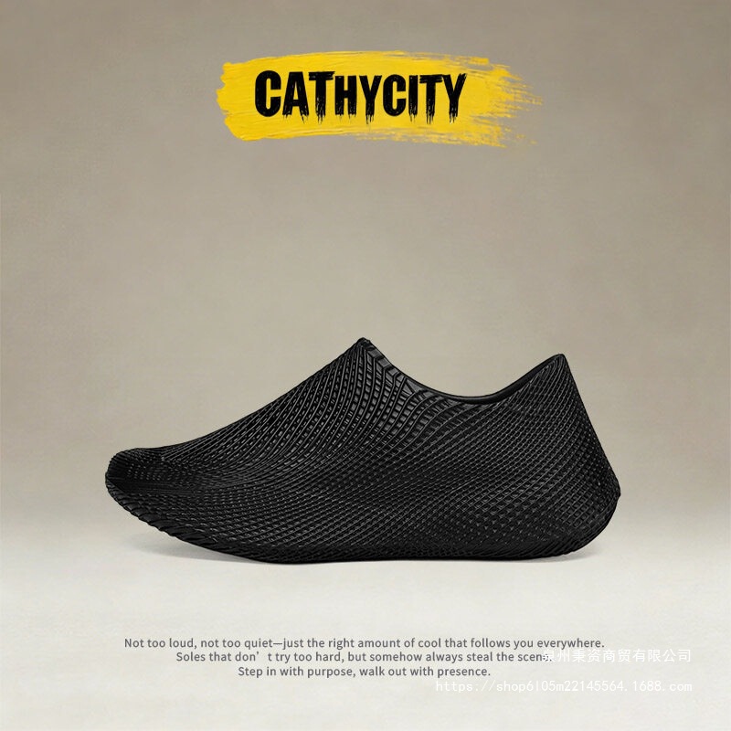 American Cathycity Men's Summer Breathable 3D Texture Slip-On Shoes