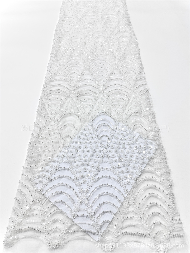 Fabricante de ropa de boda retro ligera de lujo accesorios de vestido al por mayor lotes transfronterizos tela de bordado rápido