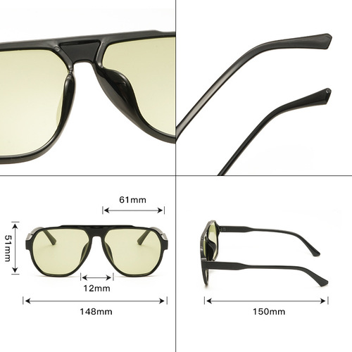 European and American pc large frame sunglasses, fashionable men and women, internet celebrity sun visors, no makeup, anti-UV sunglasses, cross-border manufacturer