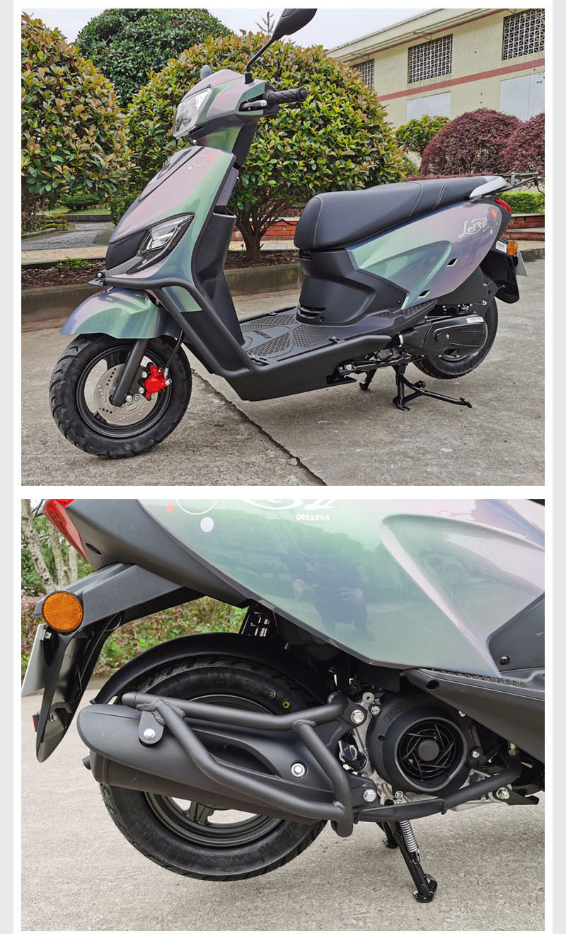 Suitable for light riding Suzuki dolphin rear shelf QS110T-3 motorcycle bumper front windshield bracket modification