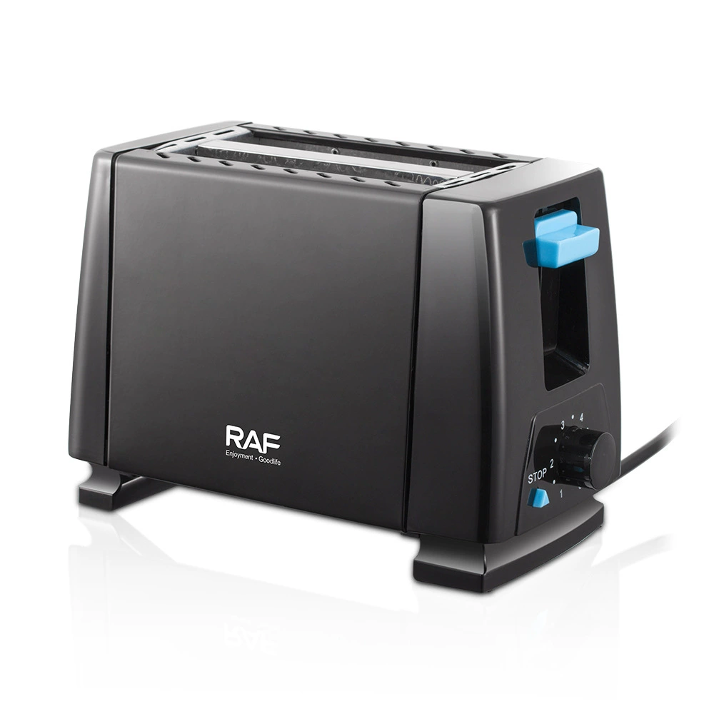 Тостер на 2 ломтика (RAF R.263) 650W, компактный тостер для завтрака, 27×17×13 см