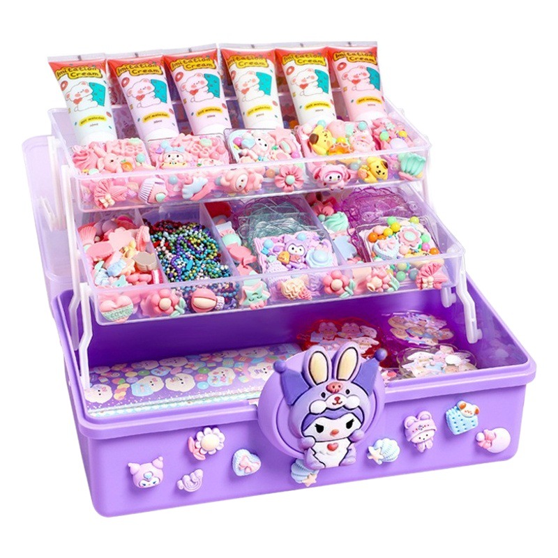 Juego de tarjetas de goma cremoso Caja de regalo Juego completo de tarjetas antiguas Tarjeta fresca Regalo educativo Juguetes para niñas Paquete de material de bricolaje Pegatinas