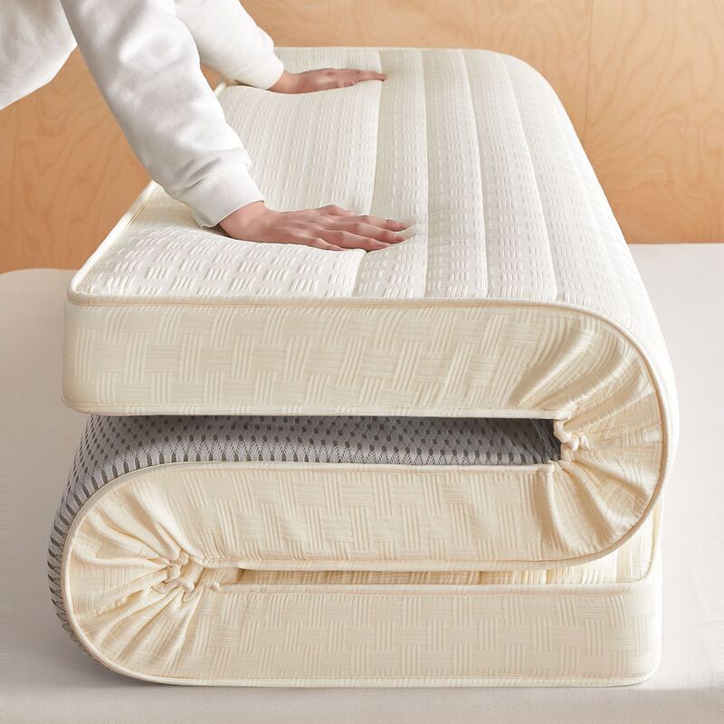 New latex compression mattress student dormitory single double tatami mattress breathable thick dormitory mattress generation hair