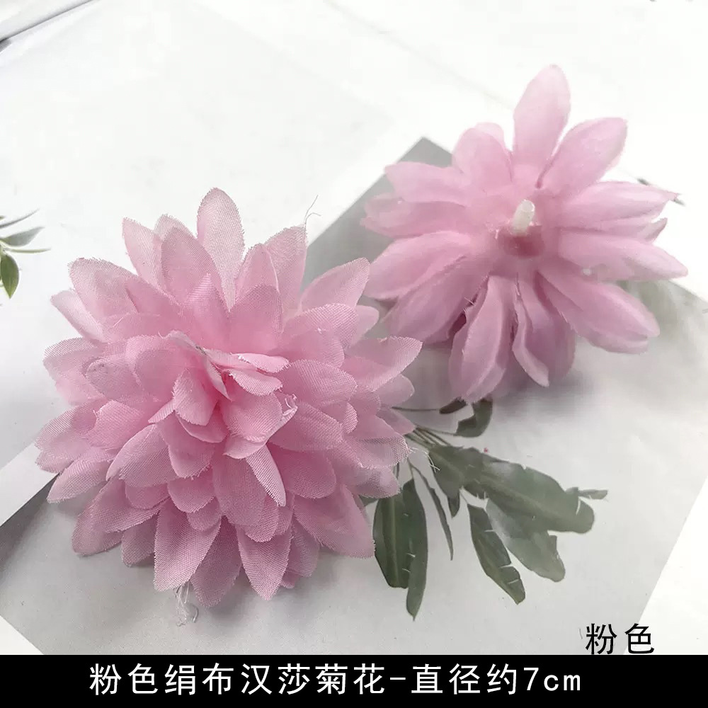 Flores artificiales flores rosadas bricolaje accesorios hechos a mano tocado de estilo antiguo accesorios de material de flor de horquilla arreglos florales de pared de flores de boda