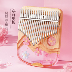 Cega親指琴21音アクリル水晶kalimba透明カリン琴指琴楽器