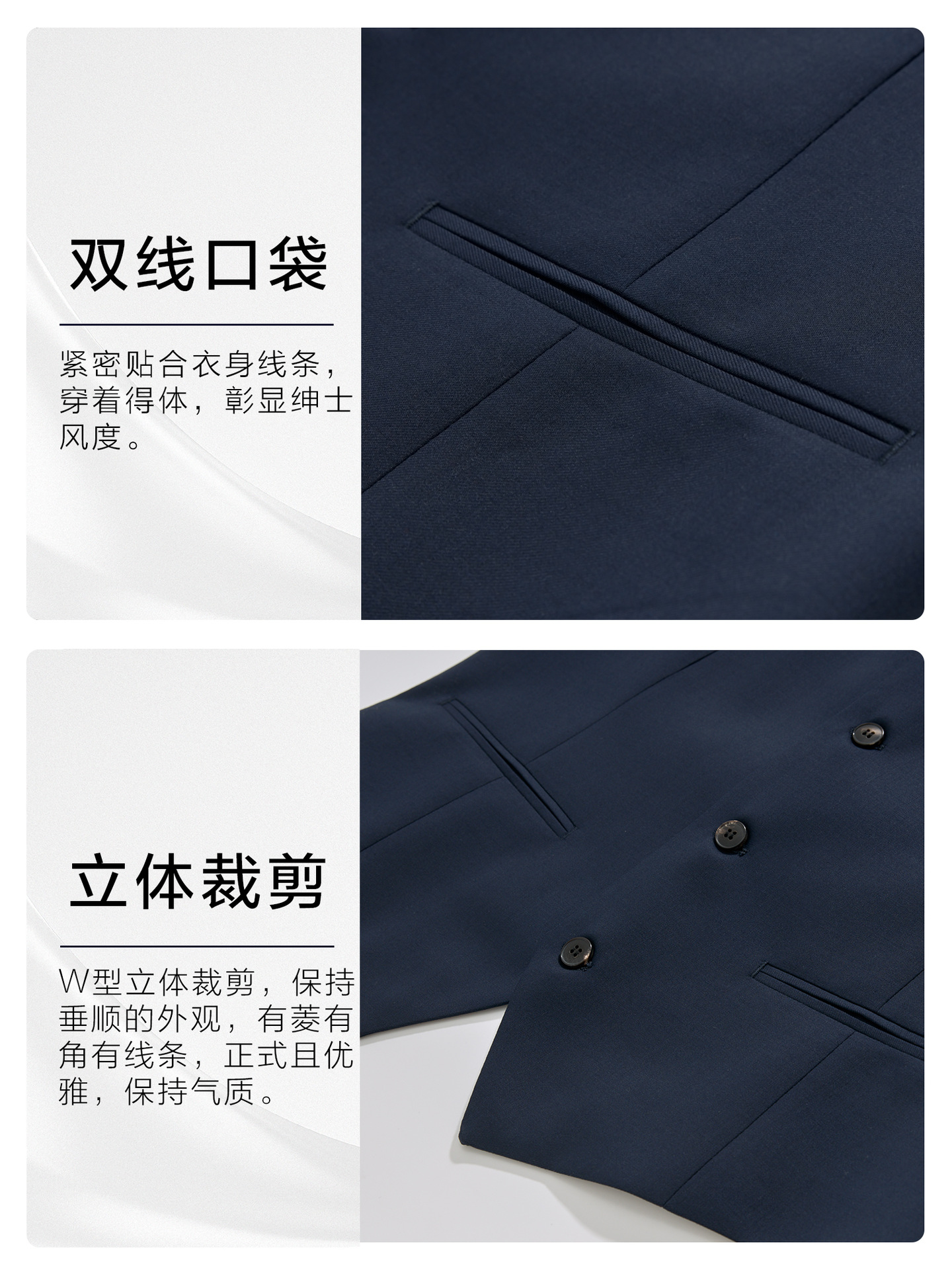 High-end seda lana chaleco de hombre chaleco azul tibetano chaleco británico delgado chaleco chaleco chaleco chaleco