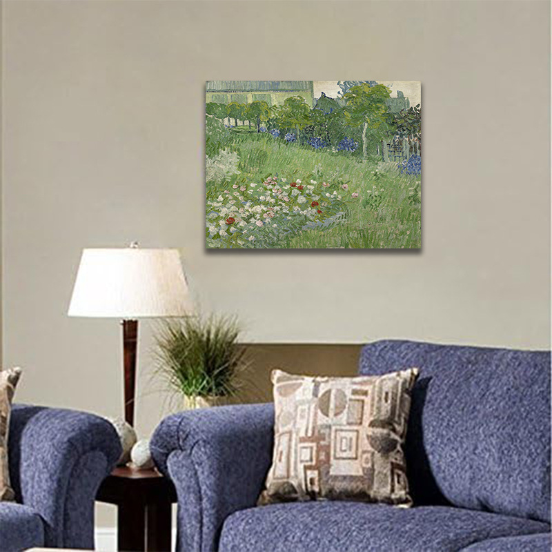 Pintura de decoración de hotel Abstracción de estrellas Pintura colgante Van Gogh Pintura al óleo Impresión de lienzo Arte Decoración de oficina Pared sin marco