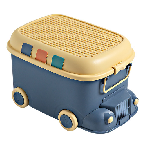 Carefully selected thickened extra large capacity storage box household plastic children's toy organizer cartoon locomotive organizer box