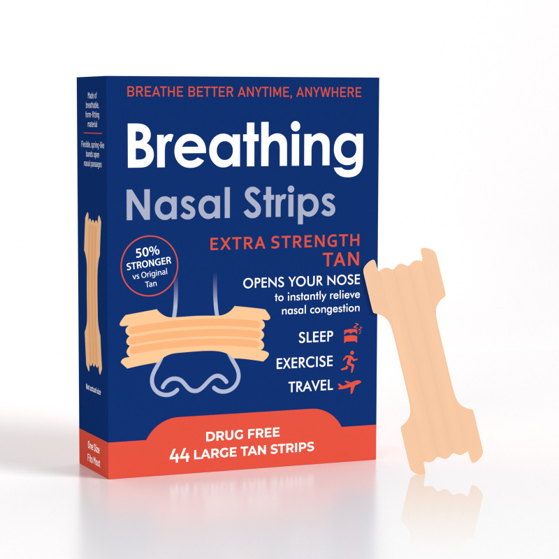 跨境Nasal Strips止鼾贴闭嘴贴加强粘性通气鼻贴护理多规格套装|undefined