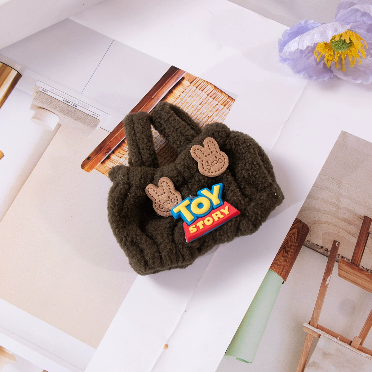 Кукла одежда только] DIMOO WORLD Blind Box Plush Pendant Clothes Doll Clothes Bunny Bunny Pants Set