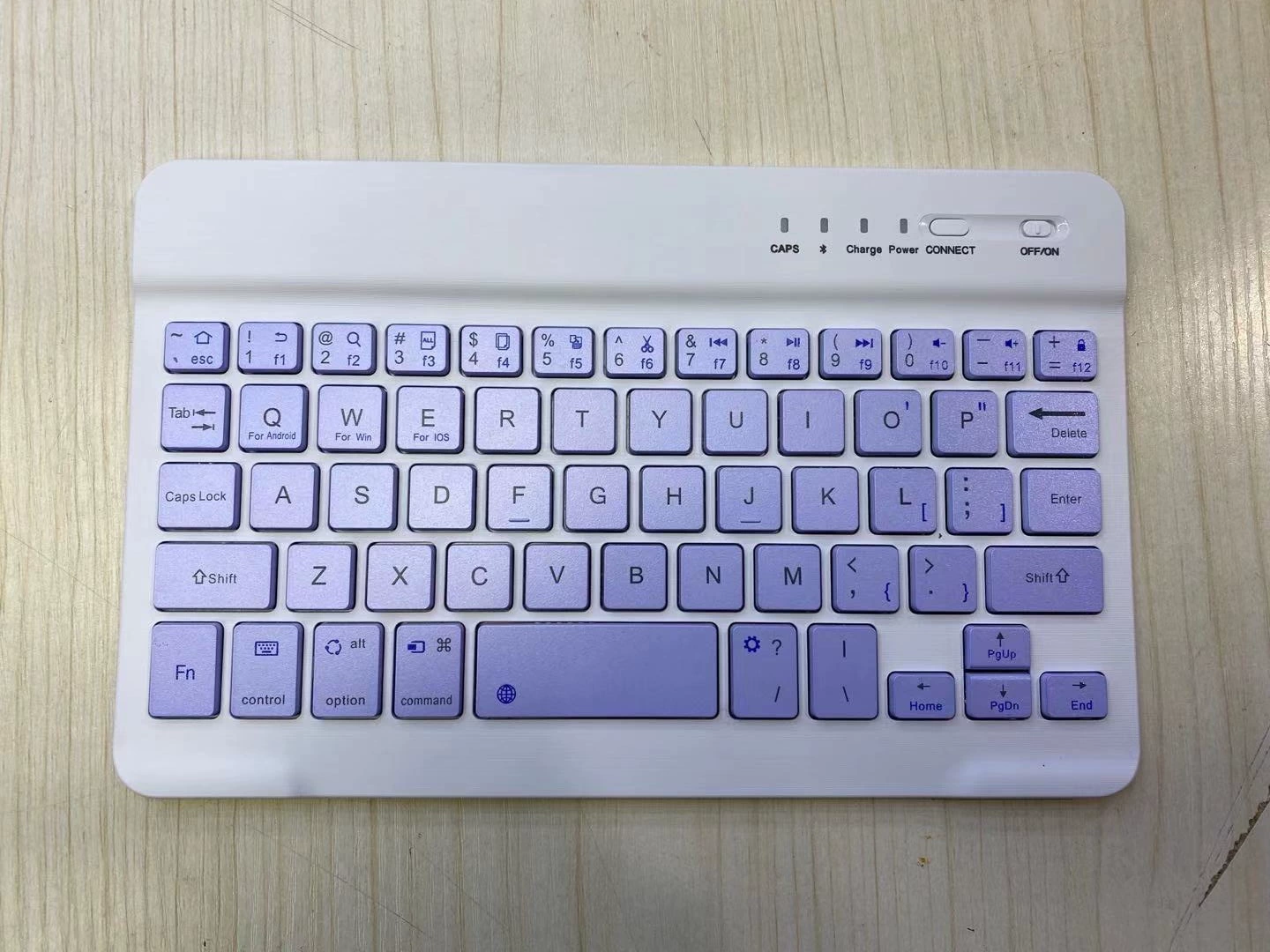 Bluetooth Keyboard & Mouse Set (Apple-compatible), Slim Wireless 7/10" Tablet Holder, Rechargeable Mouse
