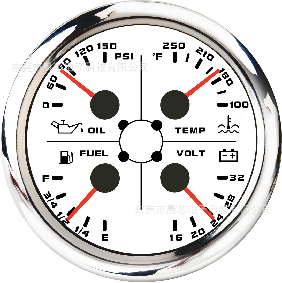 Other vehicle instruments, ESKN Car Gauge: Voltmeter - cx8364psi16-32v