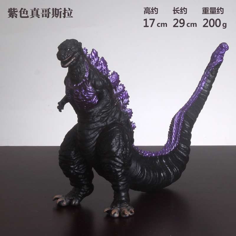 Modelo de juguete de goma suave del dinosaurio del monstruo del dinosaurio de GODZILLA extremidades movibles regalo del juguete de la muñeca del vinilo