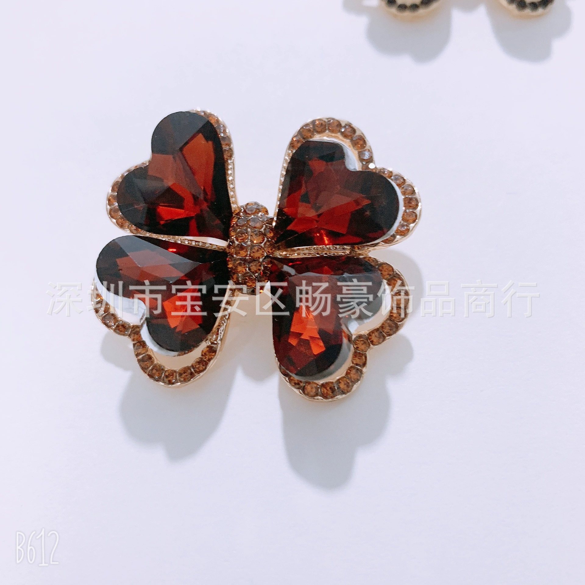 Винтажные четырехлистные стразы хрустальные аксессуары для обуви