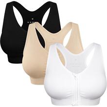 F 74560 Front Zipper Sport Bra ǰ�������˶����� �羳ŷ��