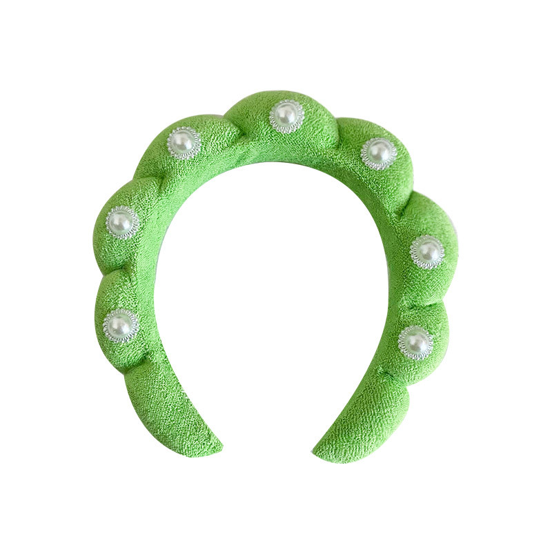 Cross-border e-commerce girasol rhinestone diadema alta Cráneo superior giro diadema hembra belleza headwear toalla paño vintage accesorios para el cabello