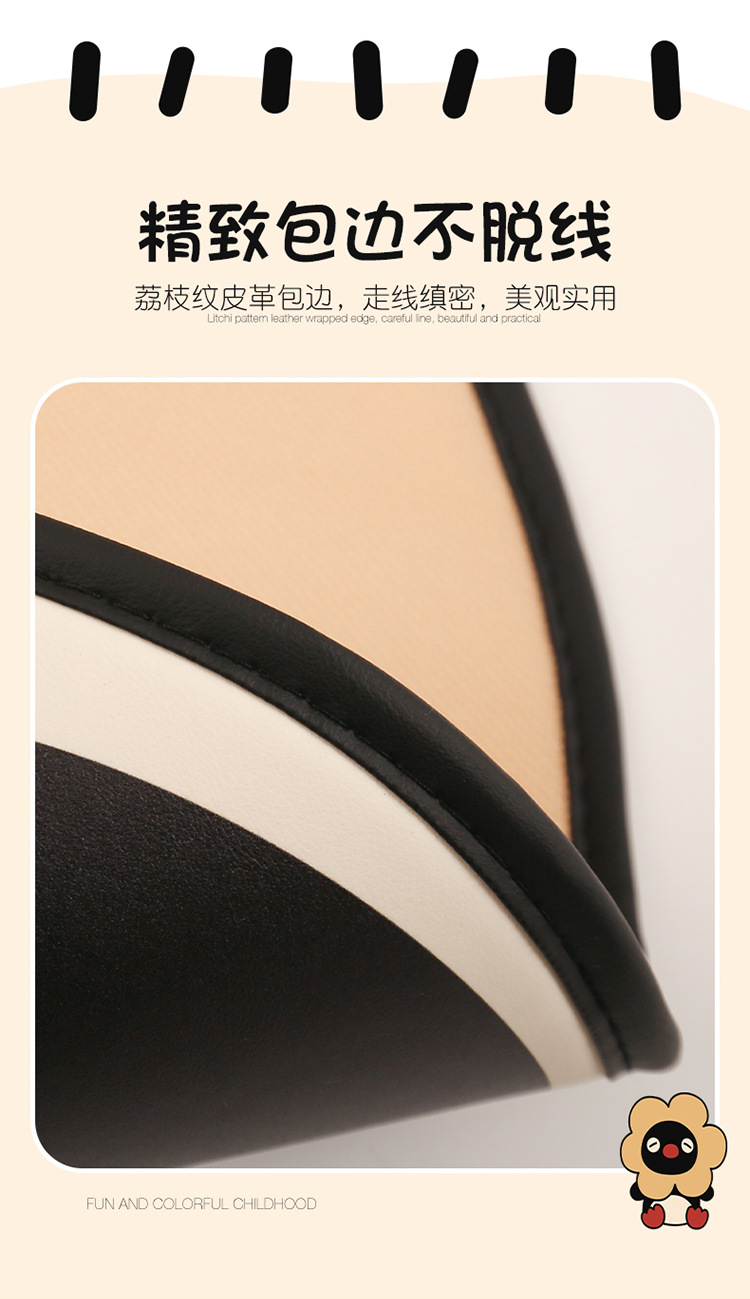 Penguin Cute Lady Cartoon Car Seat Back Anti-Kick Pad Universal Car Seat Anti-Stain Pad Anti-Dirt Pad for Back Seat