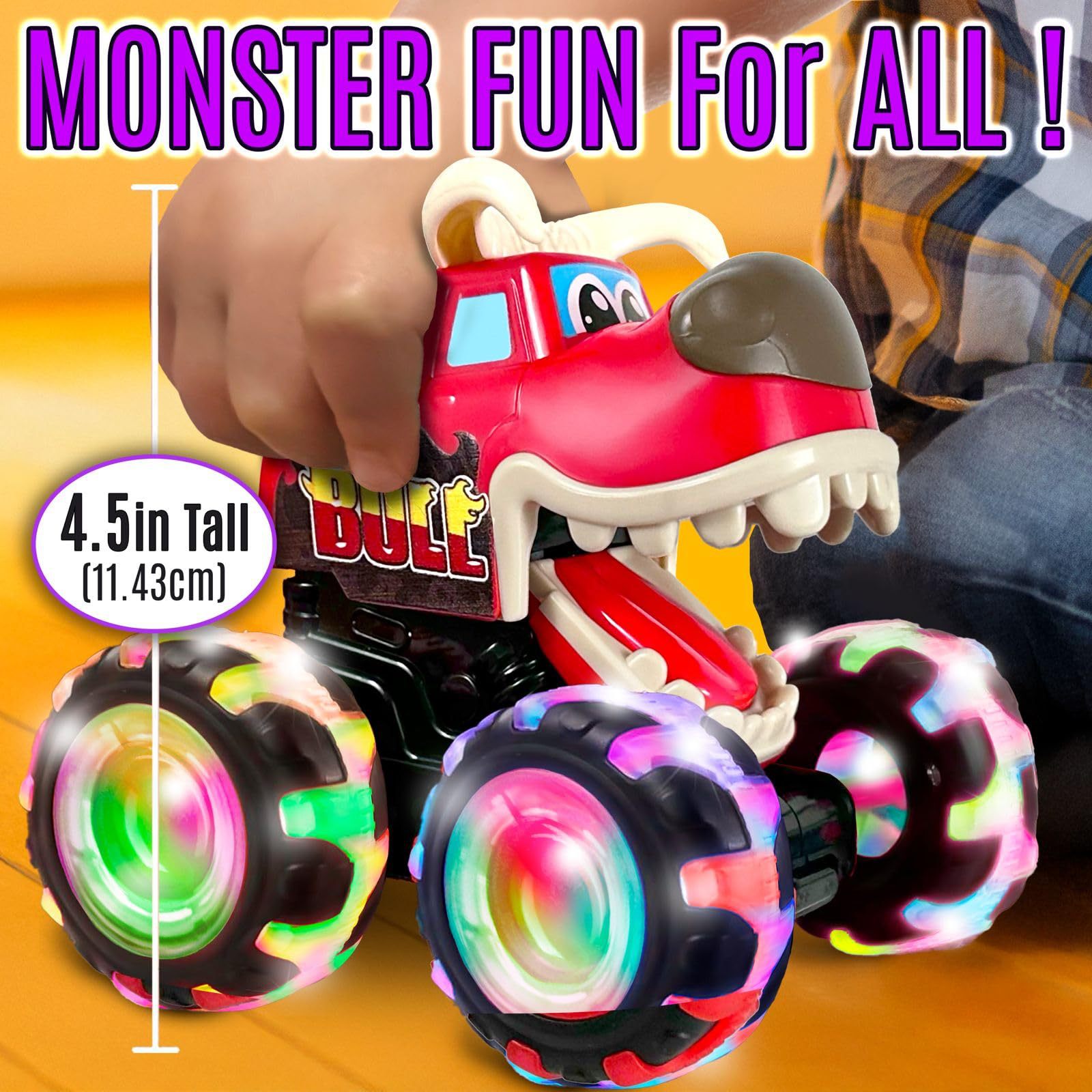 Transfronterizo luces coloridas neumáticos presionar coche de control remoto Amazon padre-hijo interactivo cocodrilo truco coche de juguete