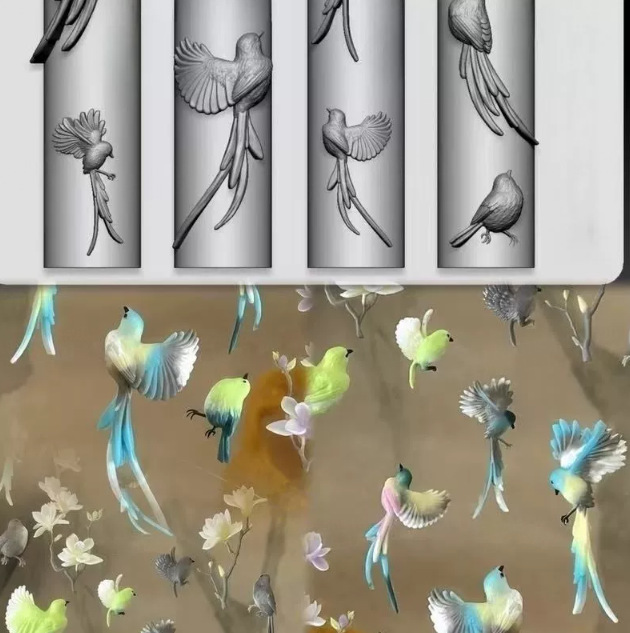 Molde de manicura amor arco en relieve flor ornamentos molde abrasivo alta permeabilidad estereoscópica DIY decoración molde de silicona