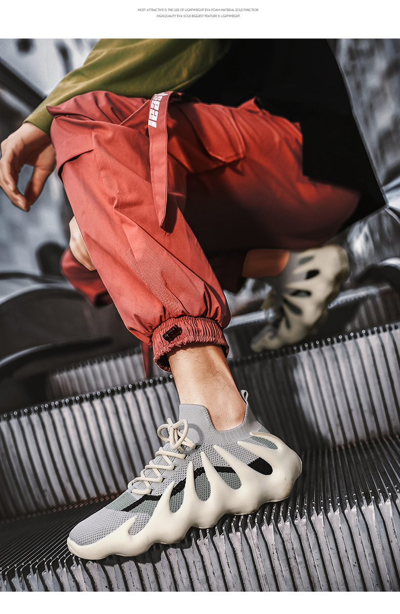 2023 Sommer neue Herren Sportschuhe Studenten Vance Kokosnuss Schuhe atmungsaktiv fliegendes Mesh Casual Running trendige Schuhe_voghion.com