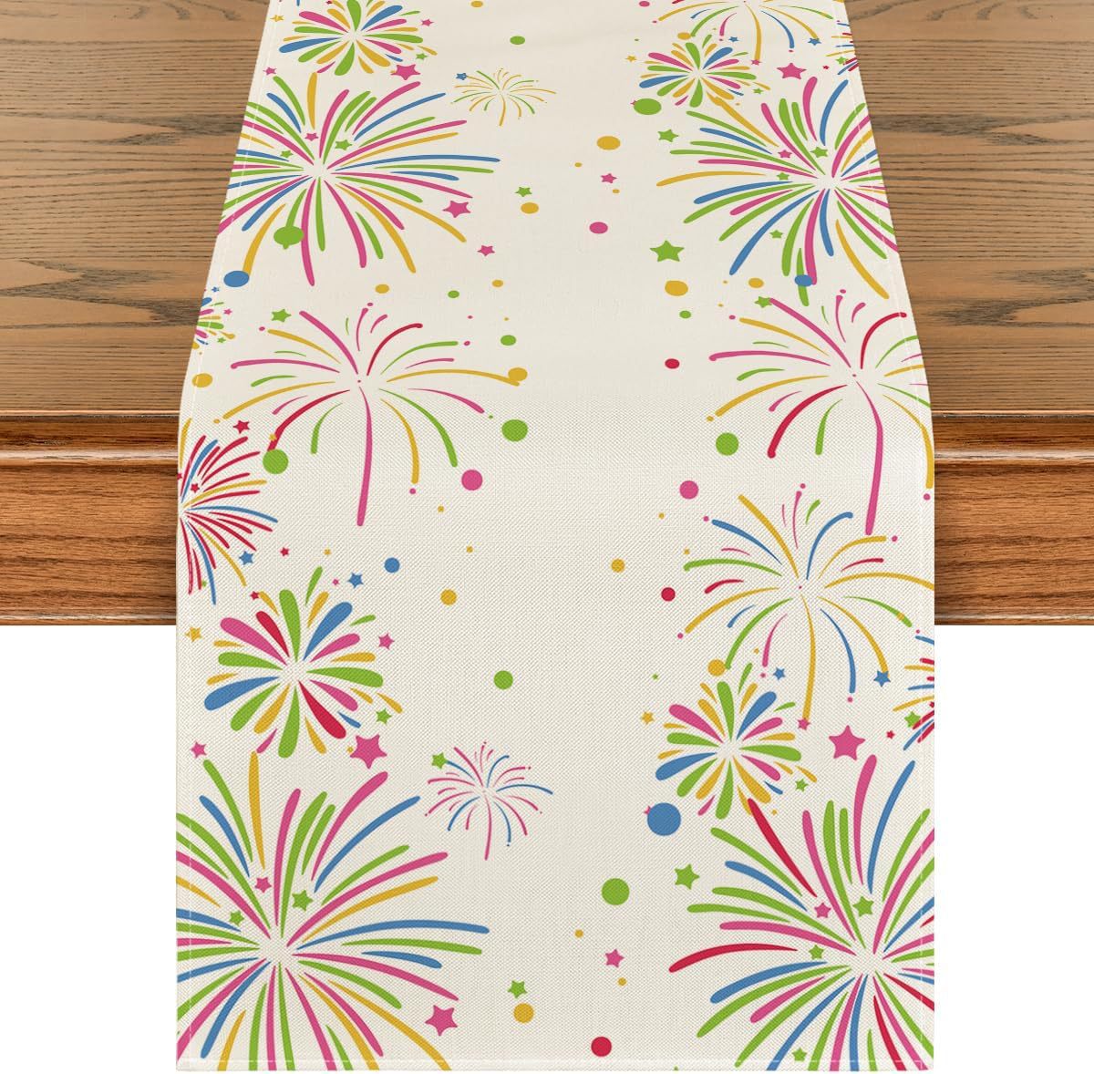 Bandera de Año Nuevo Fiesta de comedor Celebración Decoración Mesa de comedor Feliz Año Nuevo Hogar chimenea porche Mesa de mesa