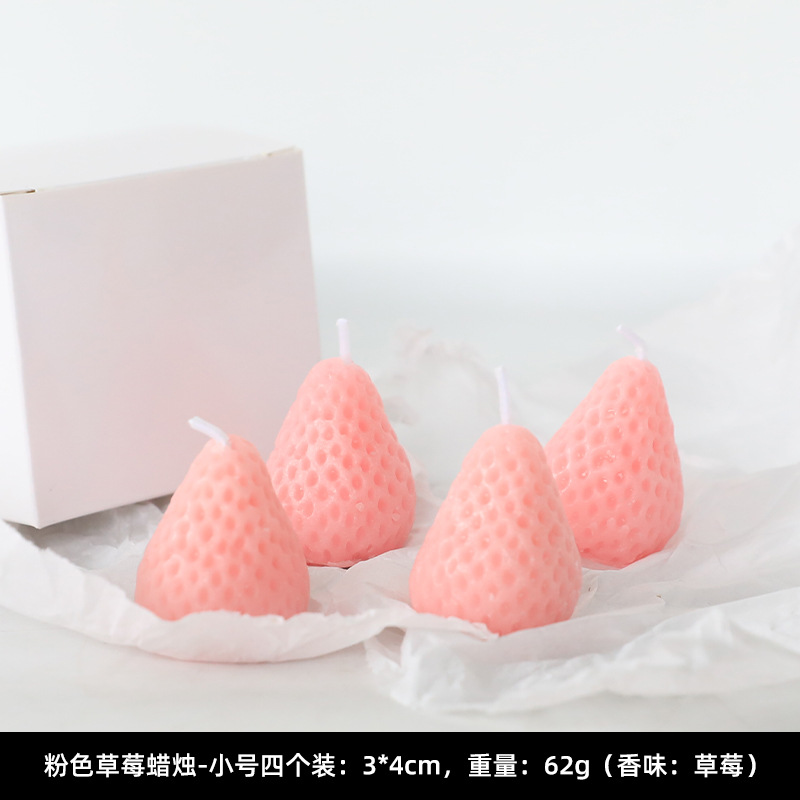 Christmas Presents Honey To Customers Wind Bananas Fruit Soup] Strawberry Shaped Small Stuffing To Soothe Mood
