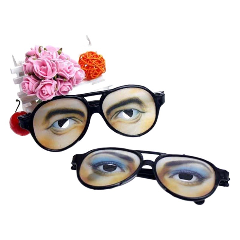 Halloween se visten apoyos del Día DE LOS Inocentes gafas decorativas nuevos hombres y mujeres divertidos gafas de plástico