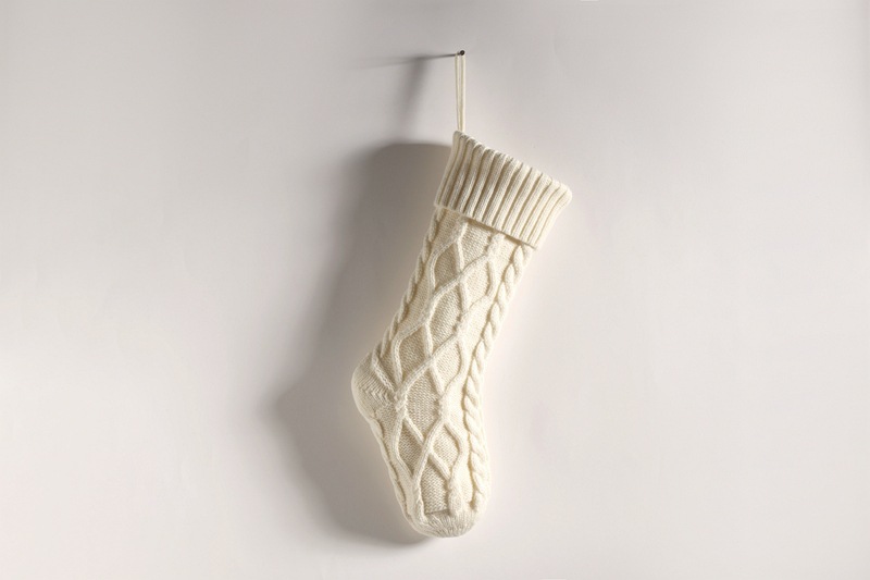 Forniture per ciondoli decorativi in filato da regalo fai da te lavorate a maglia, grande sacchetto per caramelle, doppio set di calzini di Natale a forma di diamante_voghion.com