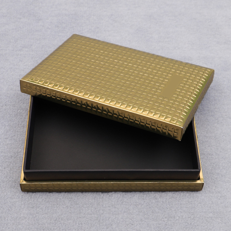 供应天地盖丝巾毛巾撞色金箔礼品包装可批发定制盒子尺寸logo内衬