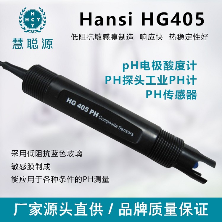 Hansi˹HG405pH缫ȼ PH缫̽ͷ ҵPH