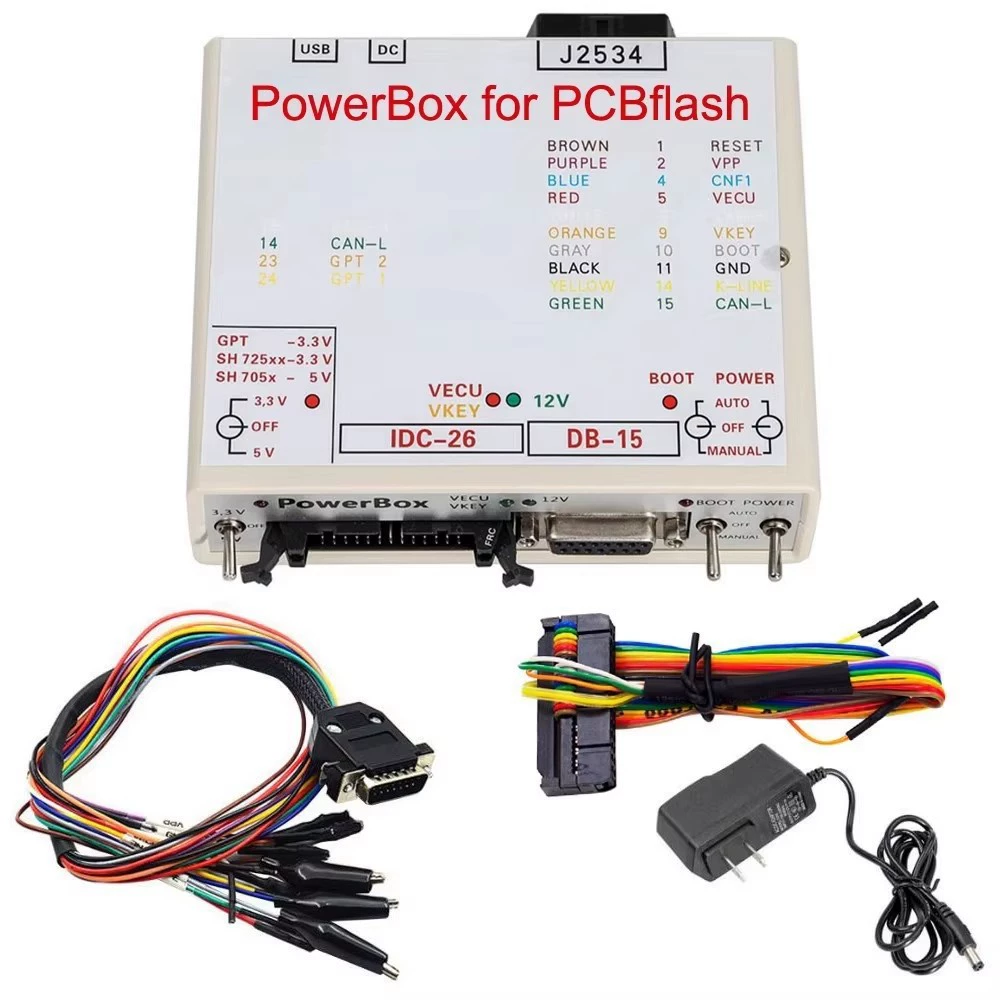 PowerBox PCMFlash KTM FLASH JTAG J2534 Большой белый ящик блок питания