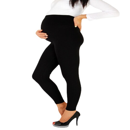  Amazon Cross-border European and American Maternity Pants Small Pants Adjustable Waist Wool Fleece High-Elasticity Women's Pants