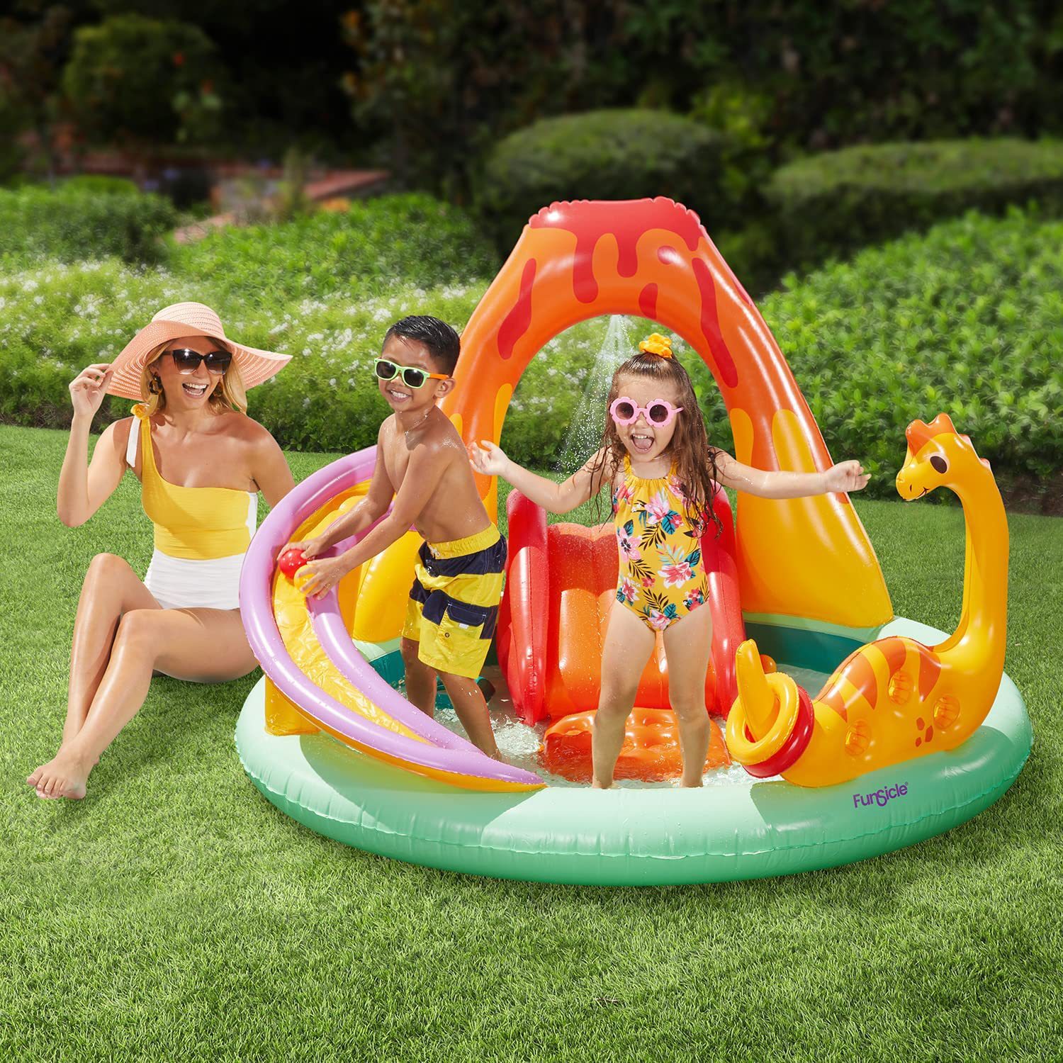 Cross-Border Inflatable Slide, Fountain, Inflatable Swimming Pool, Household Kidsren's Paddling Pool, Baby Bath, Ocean Ball Pool
