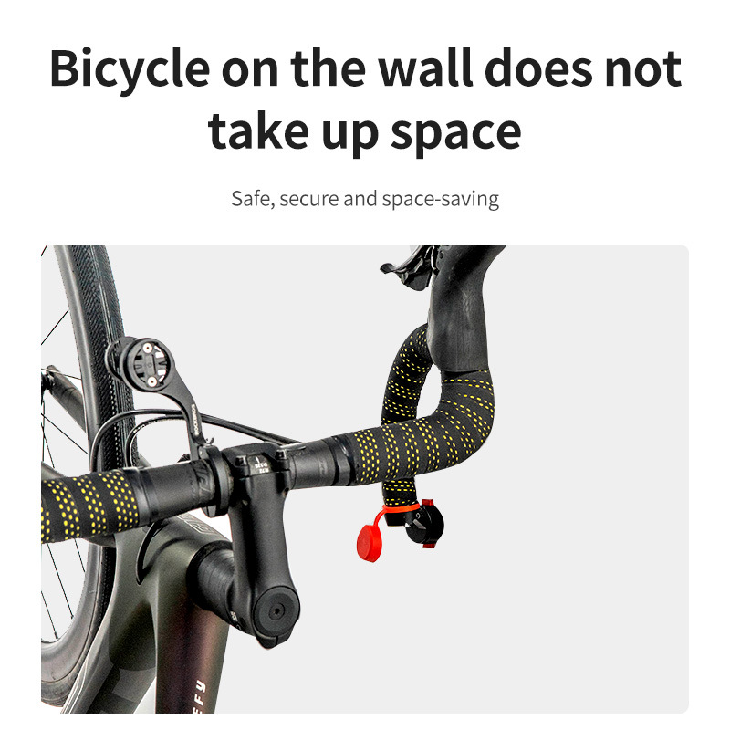 Jiuyue carretera de montaña bicicletas dispositivo de montaje de pared marco de estacionamiento percha de pared tipo suspensión de pared aleación de aluminio