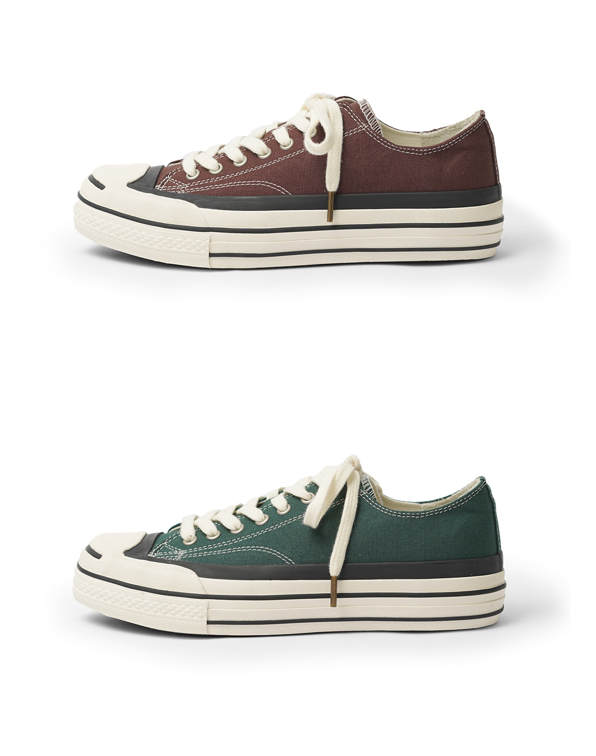 2024 nouvelles chaussures basses tendance en toile respirante à semelles épaisses pour hommes et femmes blanches, japonaises et_voghion.com