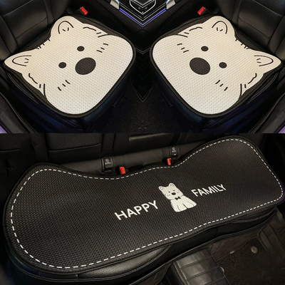 Cute Puppy Car Interior Rear Seat – Seat cushion, seat cover - four-seasons-ice-silk-style-west-highland-puppy-cushion-set-of-3-no-specifications