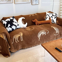 北欧沙发盖布四季通用沙发垫雪尼尔一片式沙发巾沙发套万能套高级