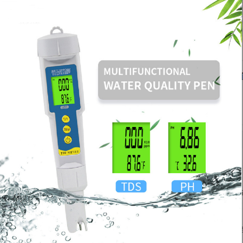 PH-986多功能型pHTDS温度水质笔测试笔水培养殖实验室测试仪