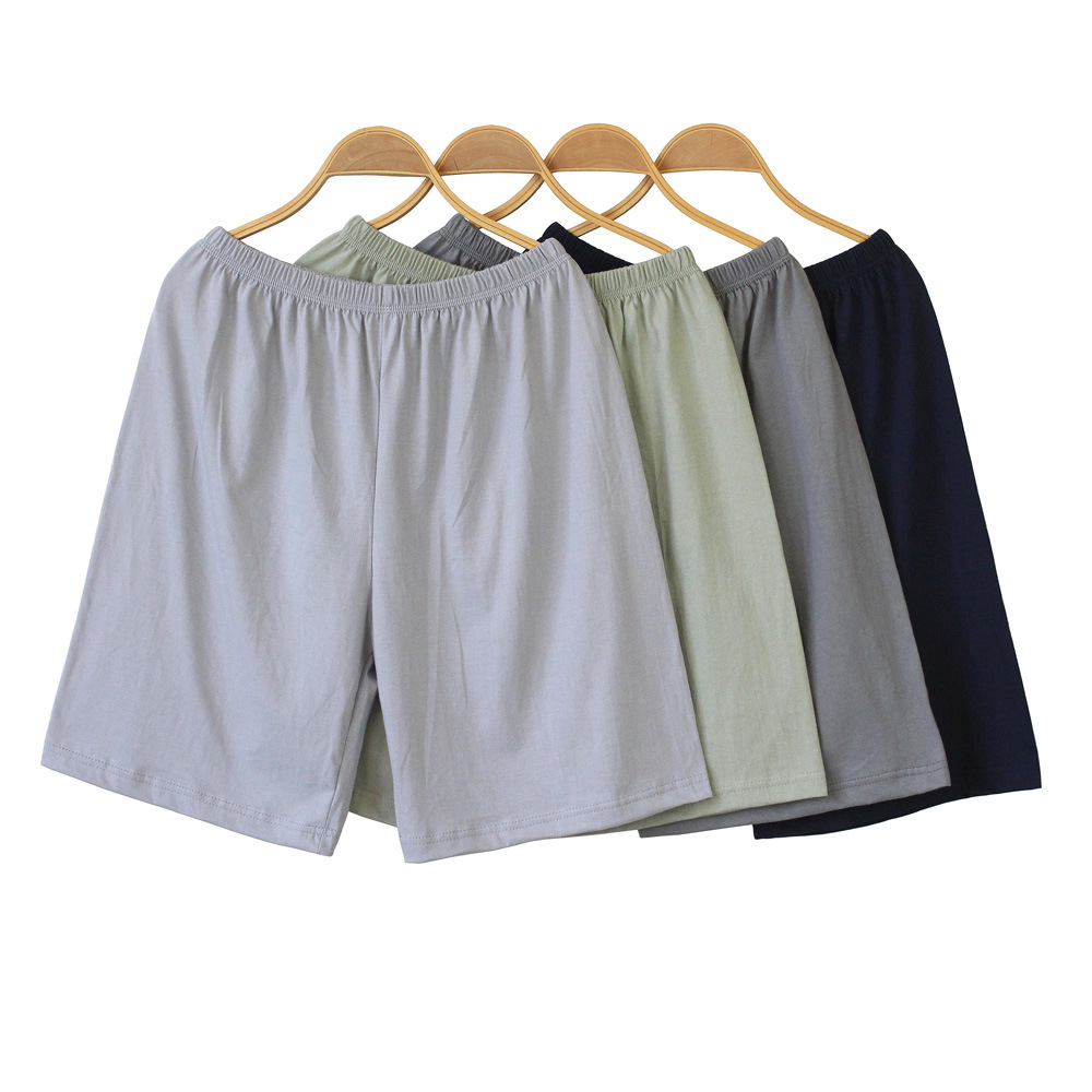 Plus-Size Men's Home Boxer Shorts, Large Men's Shorts, Men's Loose High-Waisted Home Shorts